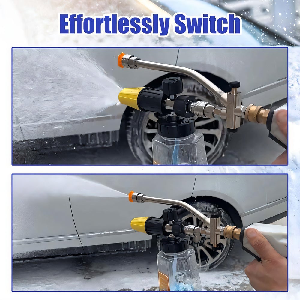 Practical Foam Cannon Dual Connector Accessory