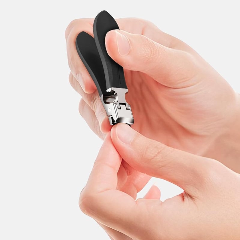 Practical Wide Jaw Opening Anti-Splash Slanted Nail Clipper