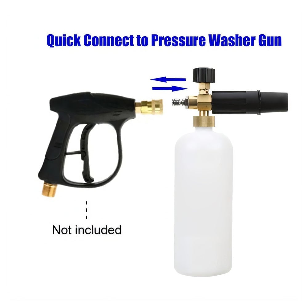 Practical Foam Cannon Dual Connector Accessory