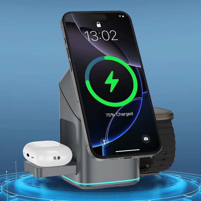 3-in-1 Wireless Fast Charging Charger