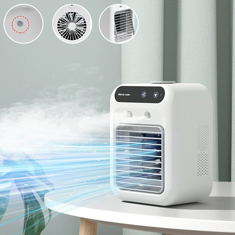 Portable 3-In-1 Cooling Fan with 2-Speed Mist