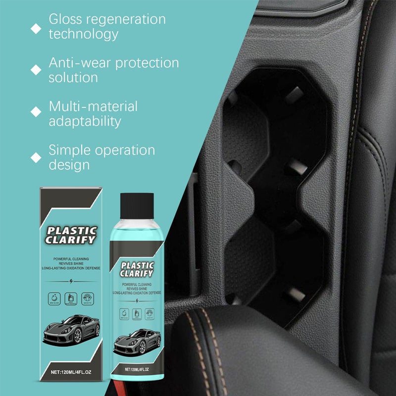 🌟Plastic Clarify for Cars - Interior Maintenance Refresher for Car
