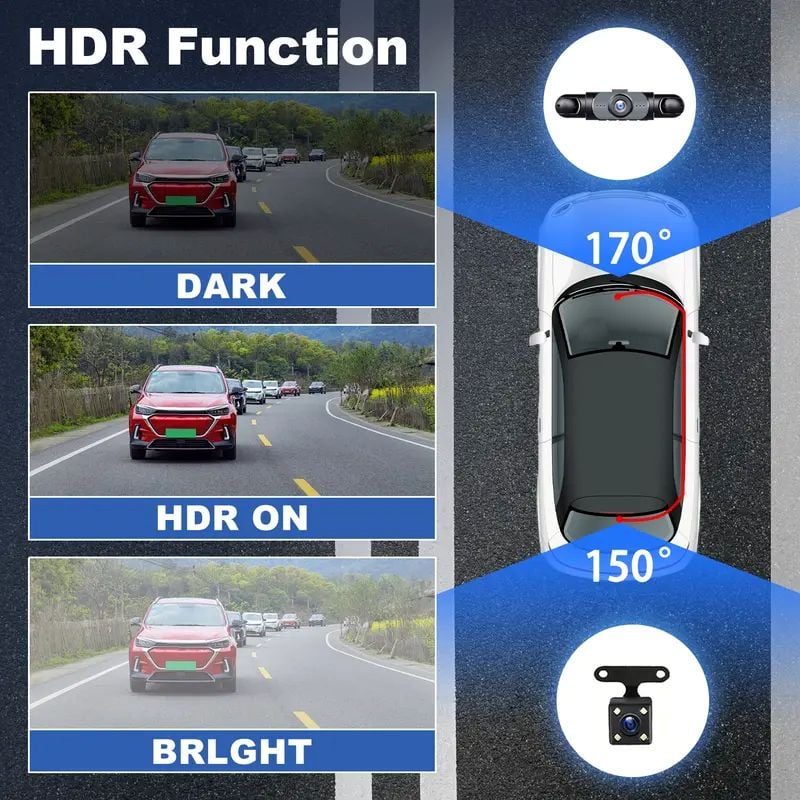 ✨50 % Off✨Full View Car Dashcam System