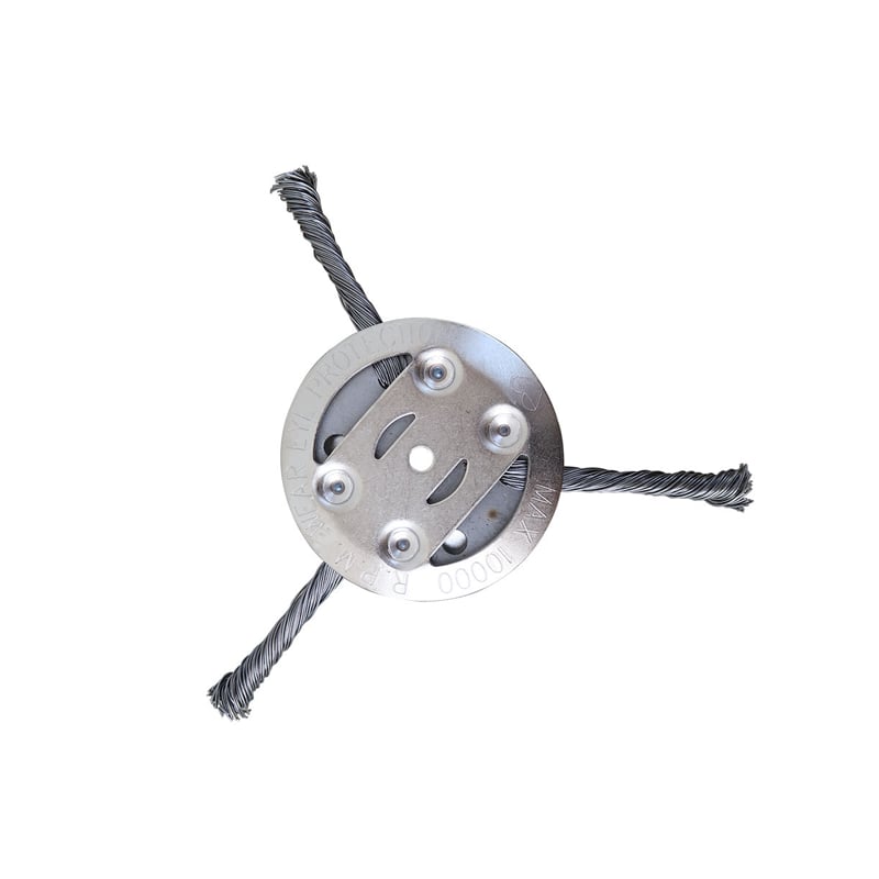 6 inch Steel Wire Brush Cutter Trimmer Head