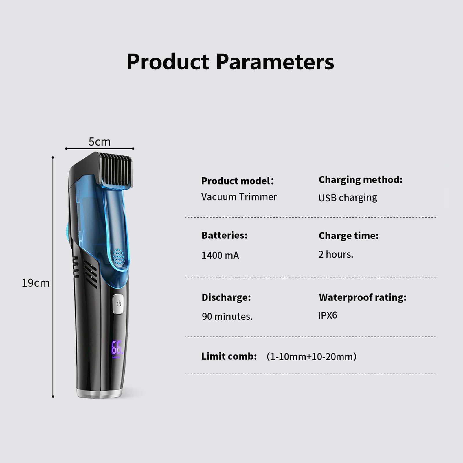 Beard Trimmer for Men