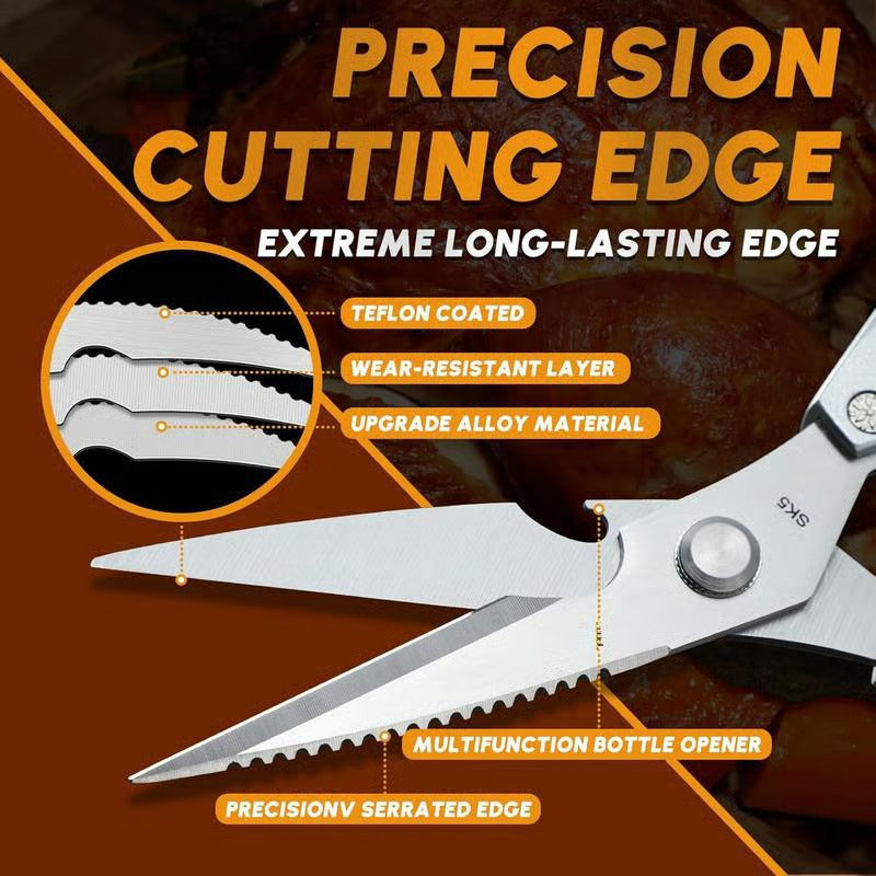 ✨ Kitchen Scissors All Purpose - Stainless Steel Kitchen Shears