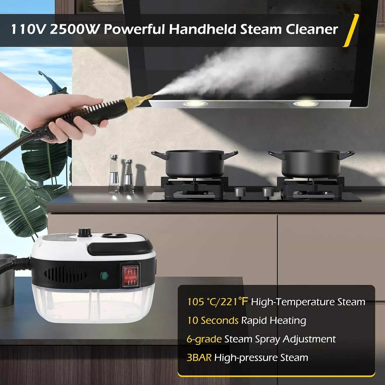 Sakerplus Handheld Steam Cleaner