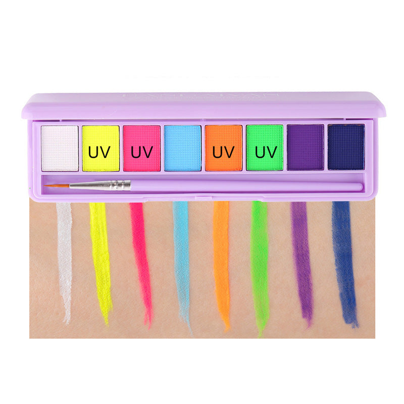 Water-Soluble Fluorescent Makeup Palette