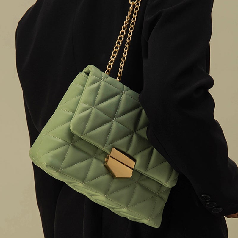 Diamond Embroidery Chain Diagonal Shoulder Bag