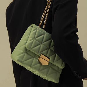 Diamond Embroidery Chain Diagonal Shoulder Bag