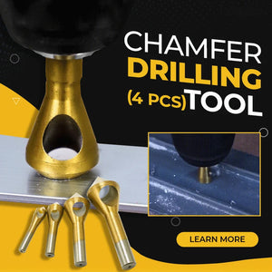 Titanium Coated Countersink Chamfer Tool（4 PCS）