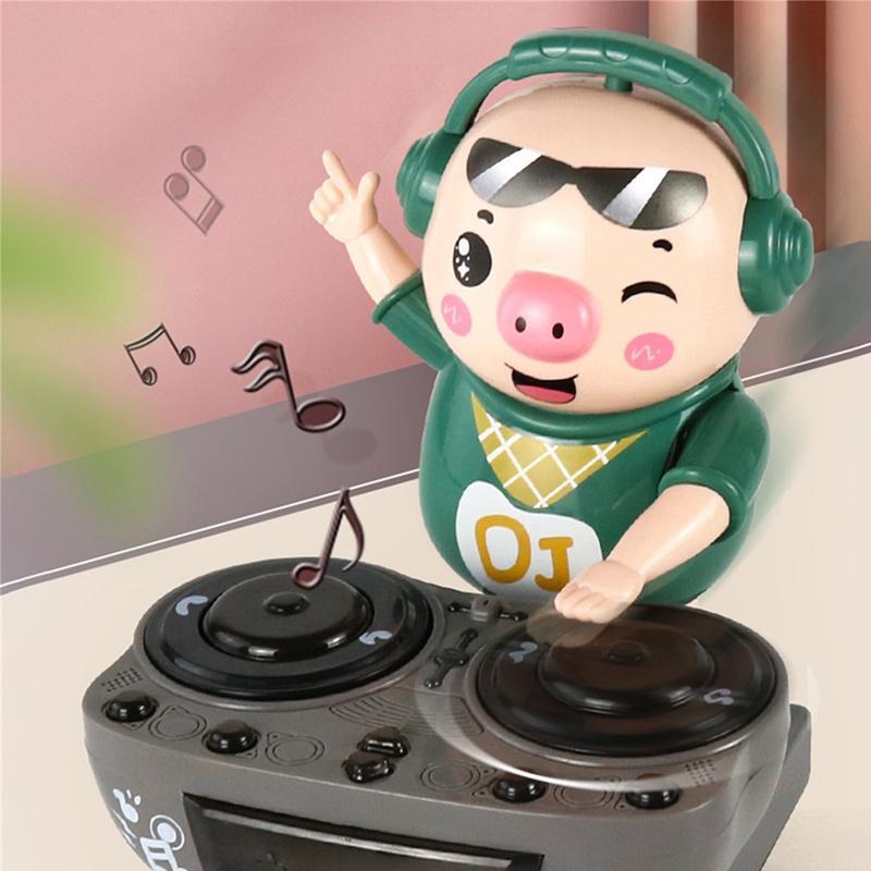 DJ Electric Music Dancing Pig Toy