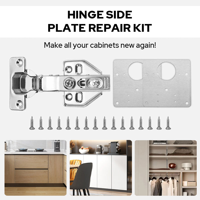 2 In 1 Hinge Side Plate Repair Kit