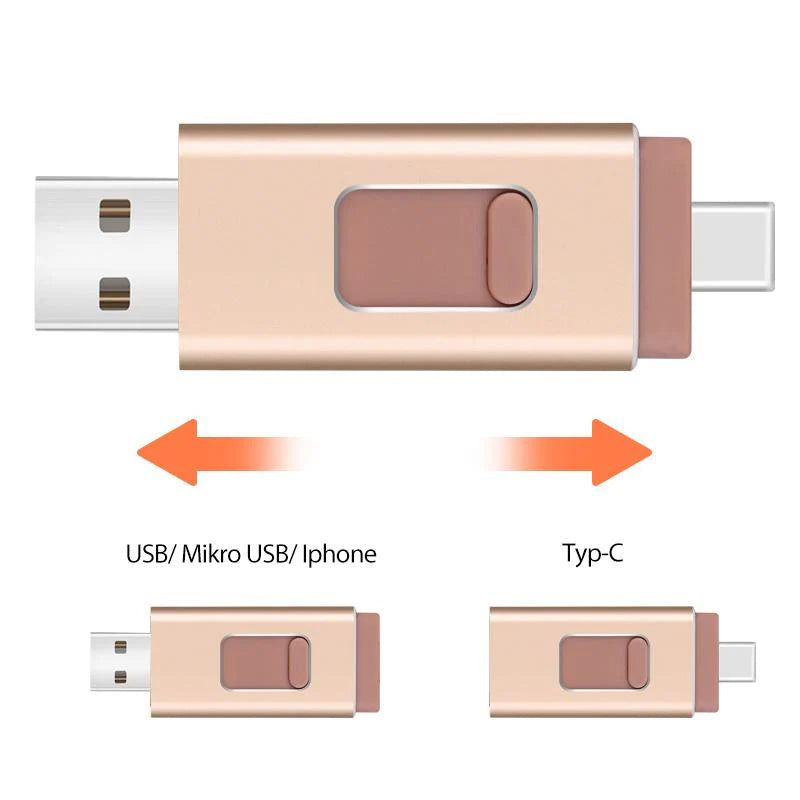 4 In 1 High Speed USB Flash Drive For Multi Devices – fullofcarts