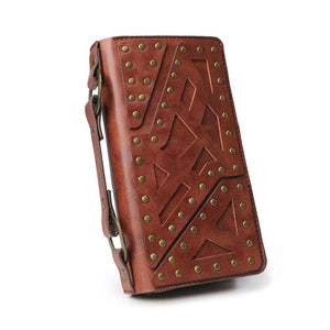 Punk Double Zip Wallet