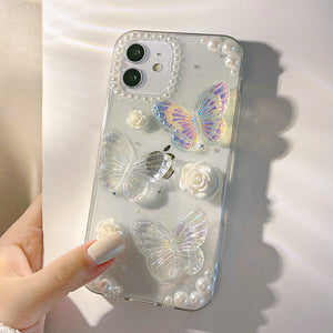 Vintage 3D Butterfly iPhone Case