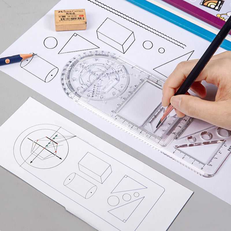 Multifunctional Student Math Ruler – fullofcarts