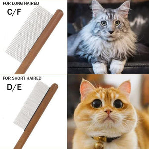 Solid Wood Pet Comb