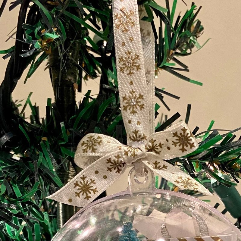 Christmas tree decoration transparent ball