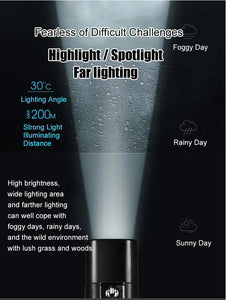 Rechargeable Outdoor Flashlight