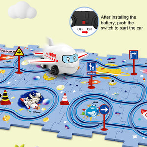 Pre-sale🧩Children's Educational Puzzle Track Car Play Set🧩