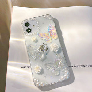 Vintage 3D Butterfly iPhone Case