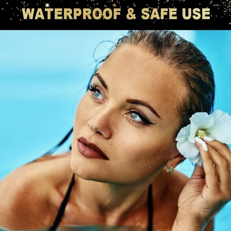 Waterproof and Reusable Eyeliner and Eyelash Sticker