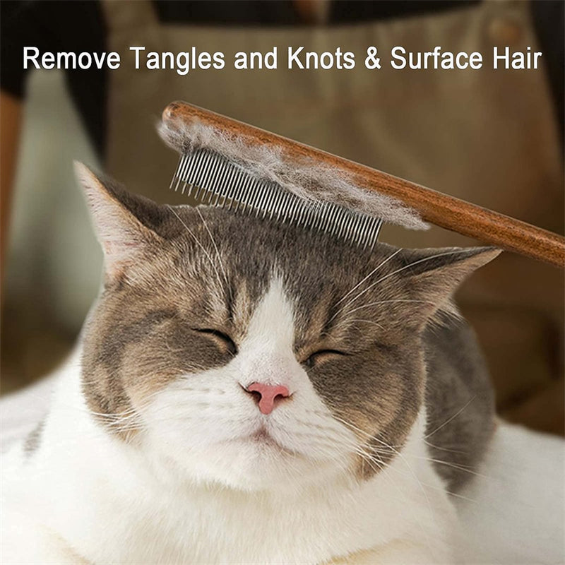 Solid Wood Pet Comb