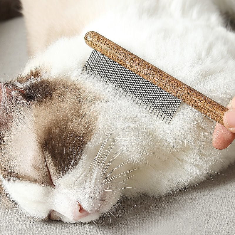Solid Wood Pet Comb